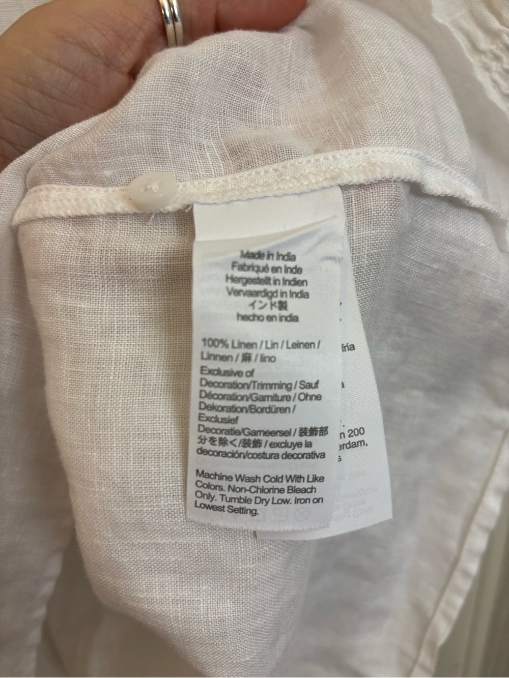 J.Crew Ruffle Neck & Smocked Sleeve Top - Picture 4 of 7